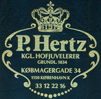 Logo of VCopenhagen's   PETER HERTZ - Jeweler to Queen Margerethe of Denmark