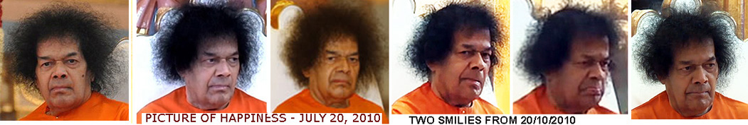 SATHYA SAI BABA dour and dismal countenance