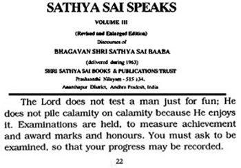 Sai Baba on testing a man